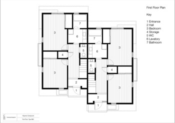 House B/C first floor   House B/C first floor